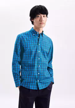 Рубашка Seidensticker Casual Regular, бирюзовый