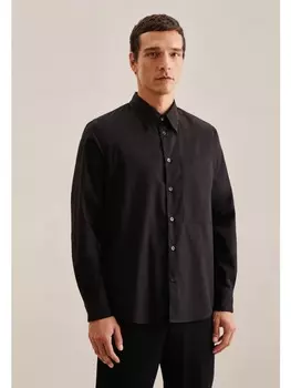 Рубашка Seidensticker, черный