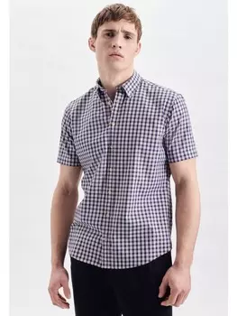 Рубашка Seidensticker, цвет mittelblau