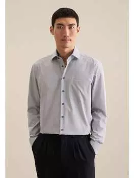 Рубашка Seidensticker, цвет mittelblau