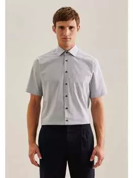 Рубашка Seidensticker, цвет mittelblau