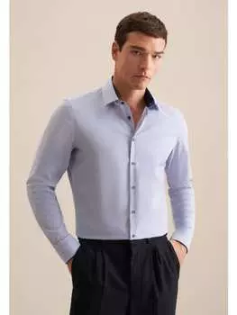 Рубашка Seidensticker, цвет mittelblau