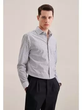 Рубашка Seidensticker, цвет mittelblau