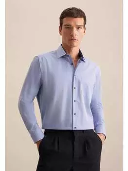 Рубашка Seidensticker, цвет mittelblau