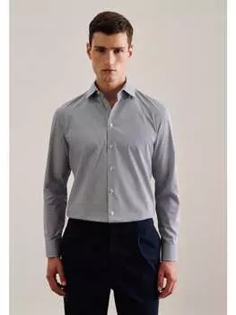 Рубашка Seidensticker, цвет mittelblau