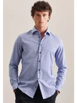 Рубашка Seidensticker, цвет mittelblau