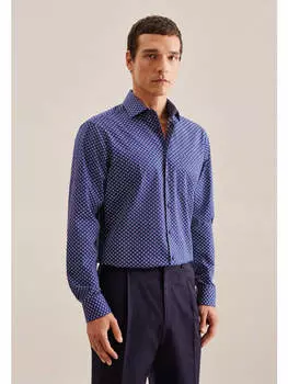 Рубашка Seidensticker, цвет mittelblau