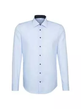 Рубашка Seidensticker, цвет mittelblau