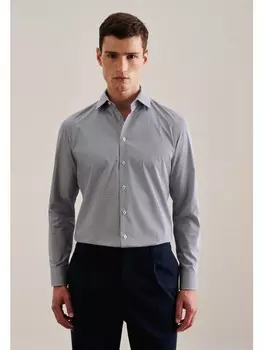 Рубашка Seidensticker, цвет mittelblau