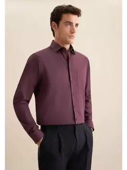 Рубашка Seidensticker Flanellhemd Comfort, фиолетовый