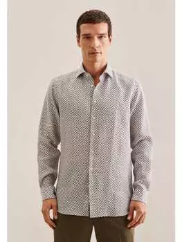 Рубашка Seidensticker, коричневый