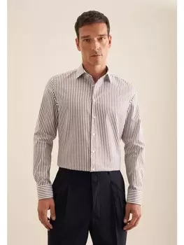 Рубашка Seidensticker, коричневый