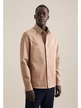 Рубашка Seidensticker Overshirt Regular, коричневый
