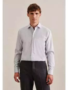 Рубашка Seidensticker, серый