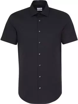 Рубашка Seidensticker Shaped fit, черный