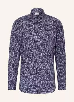 Рубашка seidensticker Shaped Fit, темно-синий