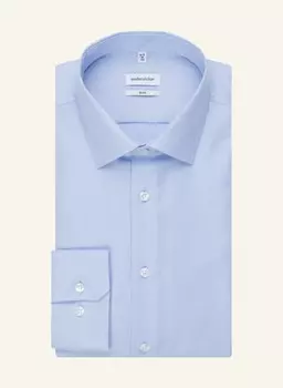Рубашка seidensticker Slim Fit, светло-синий