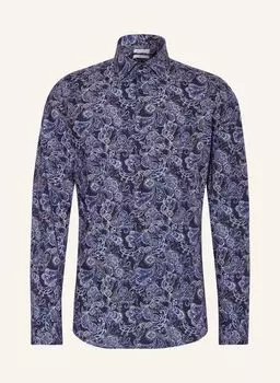 Рубашка seidensticker Slim Fit, темно-синий