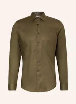 Рубашка seidensticker Slim Fit, темно-зеленый
