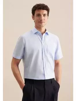 Рубашка Seidensticker, средне-синий