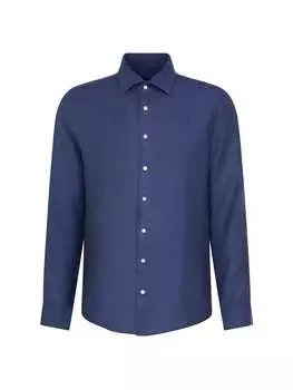 Рубашка Seidensticker, средне-синий