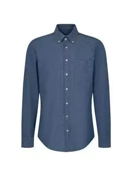 Рубашка Seidensticker, средне-синий