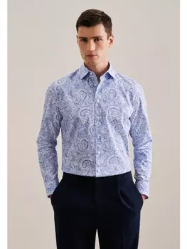 Рубашка Seidensticker, светло-синий