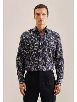 Рубашка Seidensticker, темно-синий