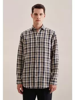 Рубашка Seidensticker, темно-синий