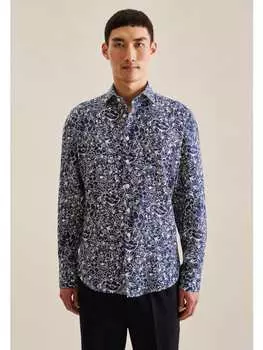 Рубашка Seidensticker, темно-синий