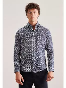 Рубашка Seidensticker, темно-синий