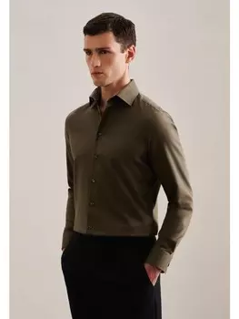 Рубашка Seidensticker, зеленый