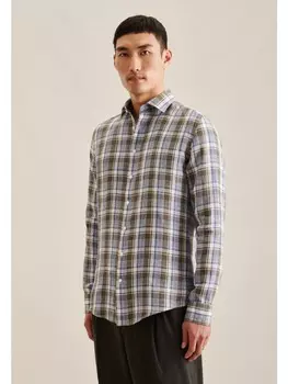 Рубашка Seidensticker, зеленый