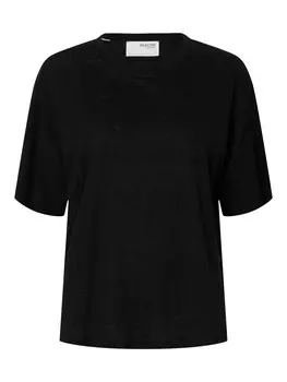 Рубашка SELECTED FEMME SLFVILJA, черный