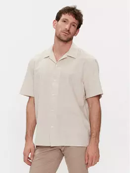 Рубашка Selected Homme, бежевый