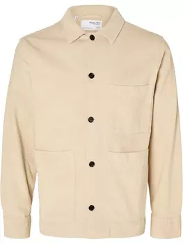 Рубашка Selected Homme, коричневый