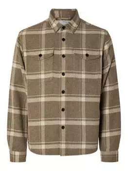 Рубашка SELECTED HOMME, разноцветный