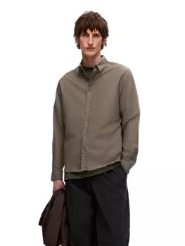 Рубашка SELECTED HOMME SLHSLIMOWEN FLANNEL, коричневый