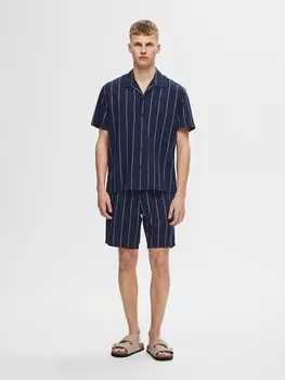 Рубашка SELECTED HOMME, темно-синий