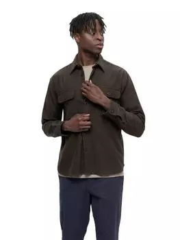 Рубашка SELECTED HOMME, зеленый