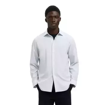 Рубашка Selected Lux Slim Fit, белый