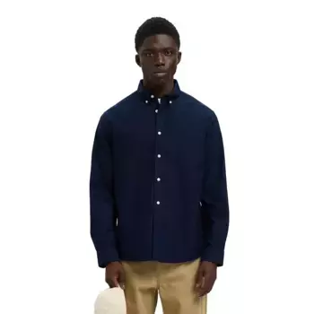 Рубашка Selected Regrick Oxford Flex, синий