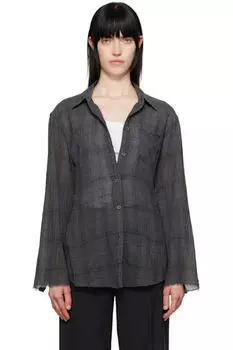 Рубашка серая ромашка OUR LEGACY