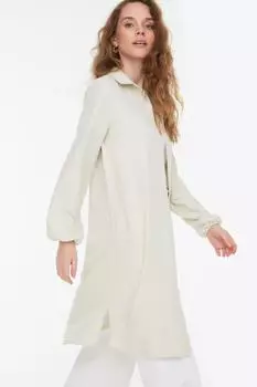 Рубашка – Серая – Свободный крой Trendyol Modest, серый