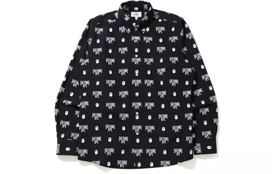Рубашка серии Ape Head для мужчин A Bathing Ape, белый