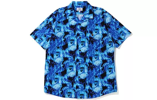 Рубашка серии Ape Head унисекс A Bathing Ape, оранжевый