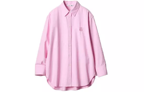 Рубашка серии Jw Anderson Co-Branded, женская, розовая Uniqlo