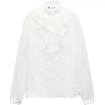 Рубашка серии ZW женская, натуральная ZARA, Natural