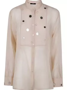 Рубашка Seventy, украшенная пайетками, нейтральный