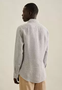 Рубашка SHAPED Seidensticker, коричневый